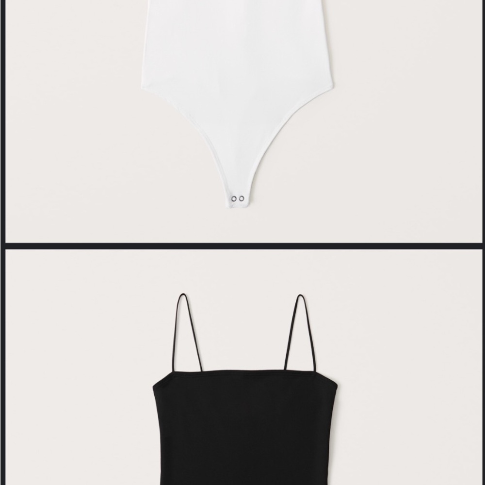 NWOT | Abercrombie & Fitch Seamless Cami Bodysuits (3 pk) - Picture 2 of 6